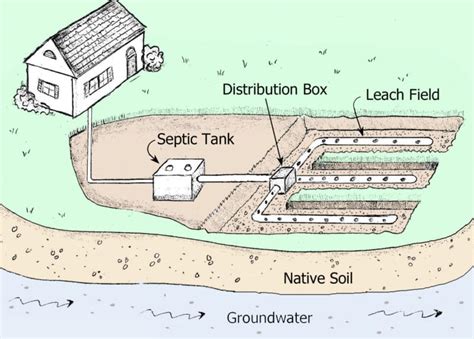 leach distribution box|leach bed septic system diagram.